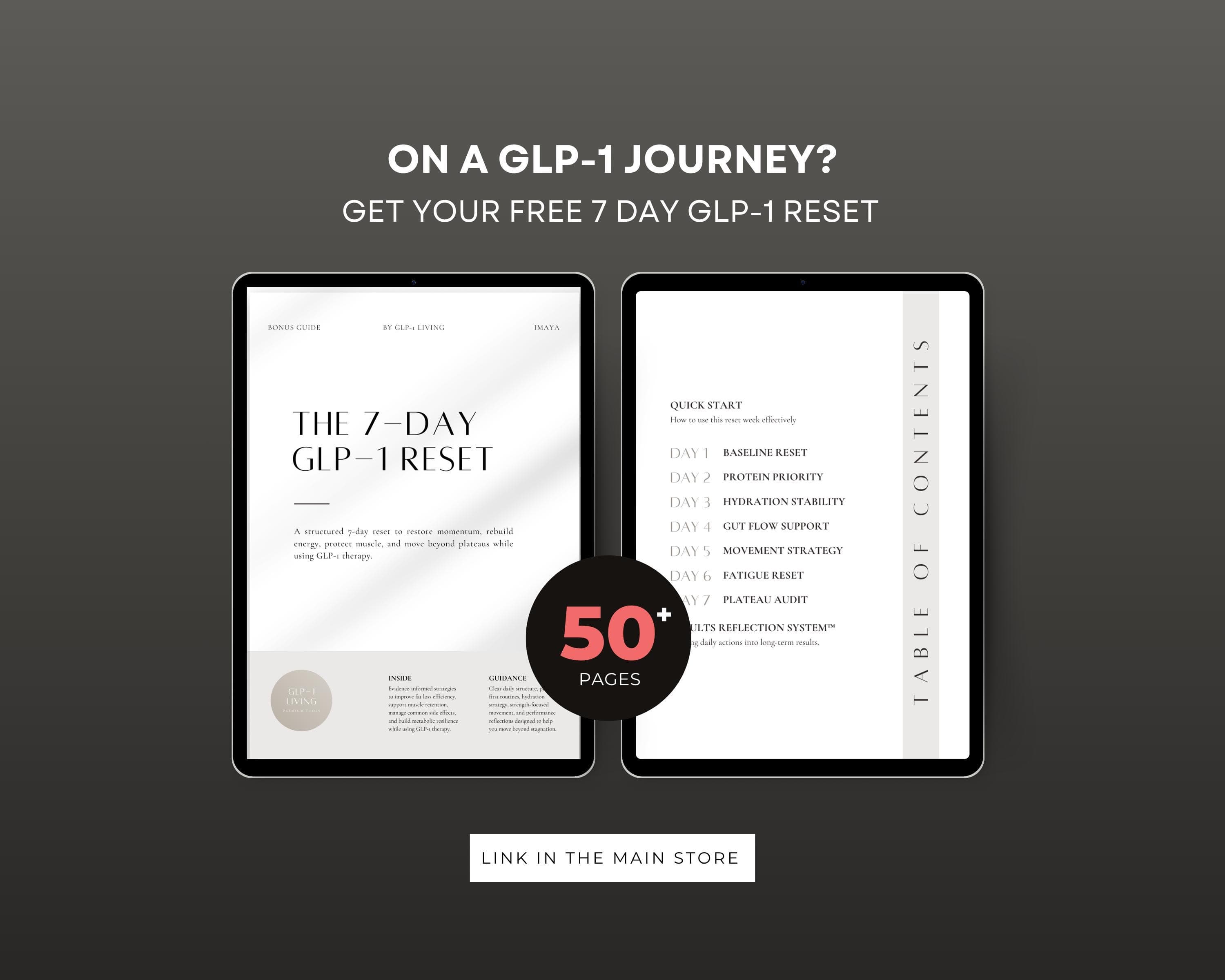 GLP-1 Starter Kit Printable | Daily Weekly Monthly Weight Loss Tracker Bundle | Complete System PDF Instant Download