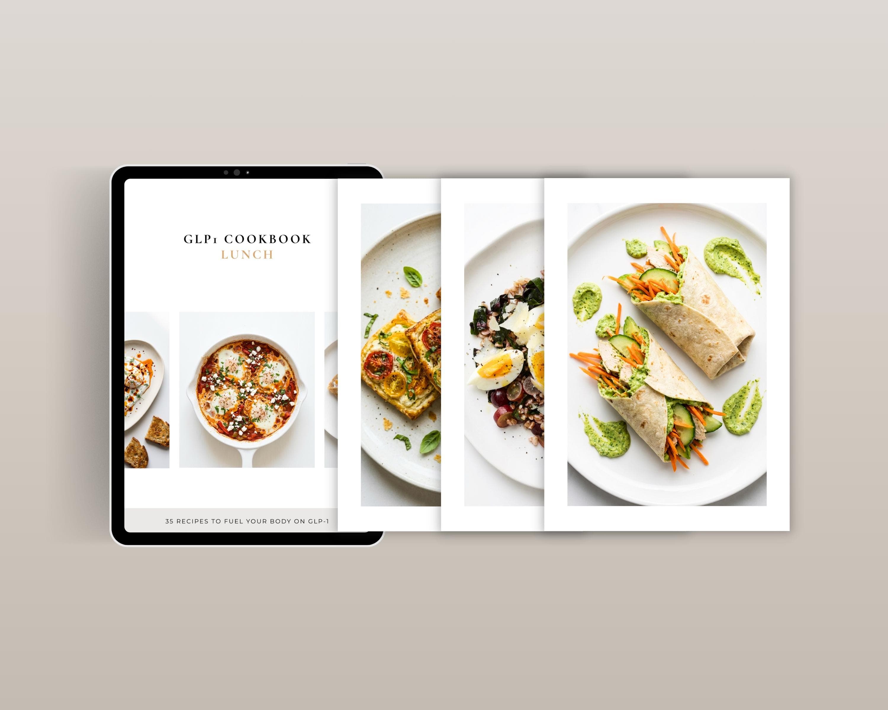 High Protein Lunch Meal Prep | 35 GLP-1 Recipes for Weight Loss & Steady Energy | Easy Make-Ahead PDF Cookbook