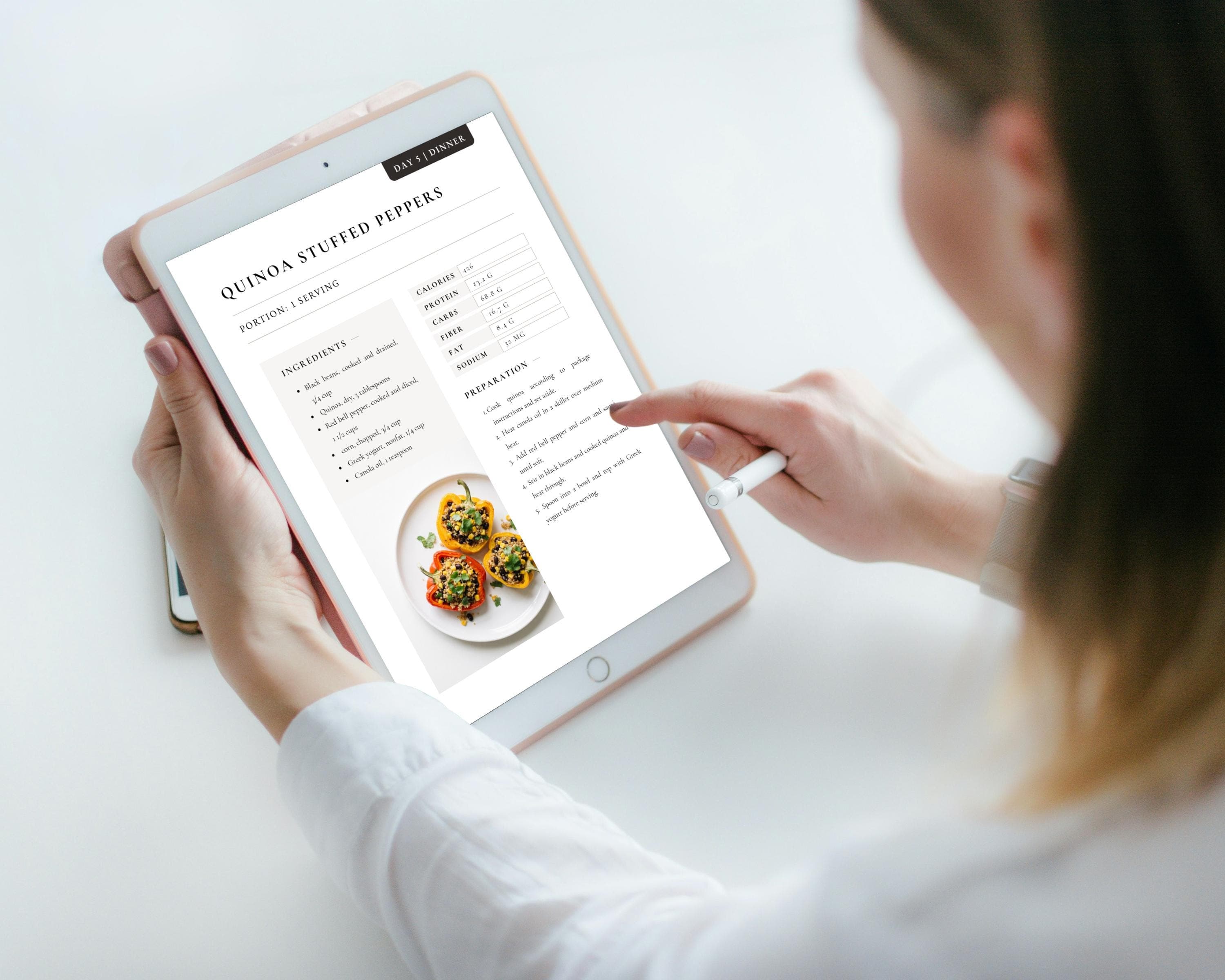GLP-1 Easy Meal Plan, 7 Day High Protein Meals & Simple Meal Prep for Busy Days, Quick GLP1 Recipes + Grocery List, PDF