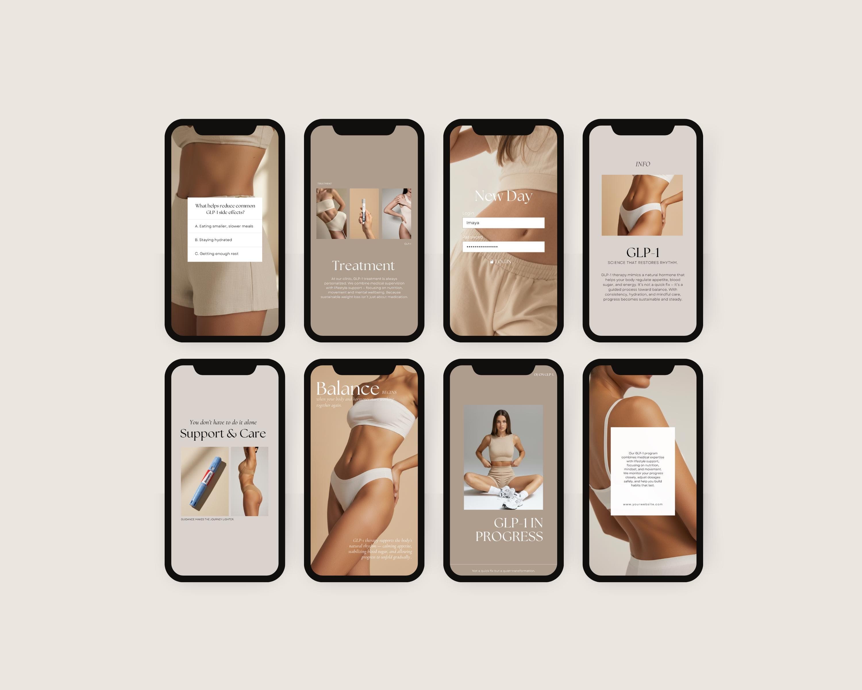 Medspa Before After Instagram Story Templates | Editable Canva Esthetician Result Posts | Skin Transformation Slides for Beauty Clinics