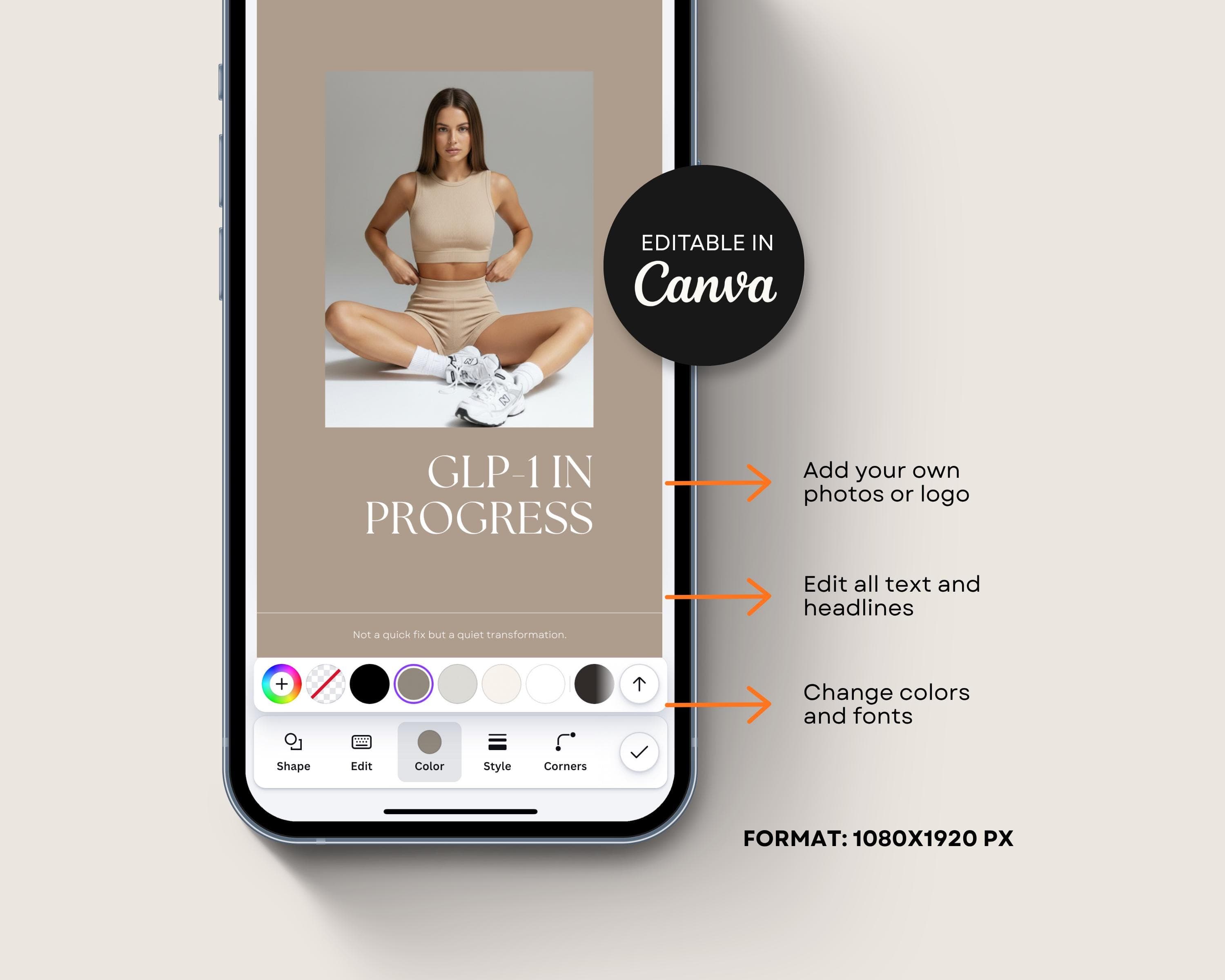 Medspa Before After Instagram Story Templates | Editable Canva Esthetician Result Posts | Skin Transformation Slides for Beauty Clinics