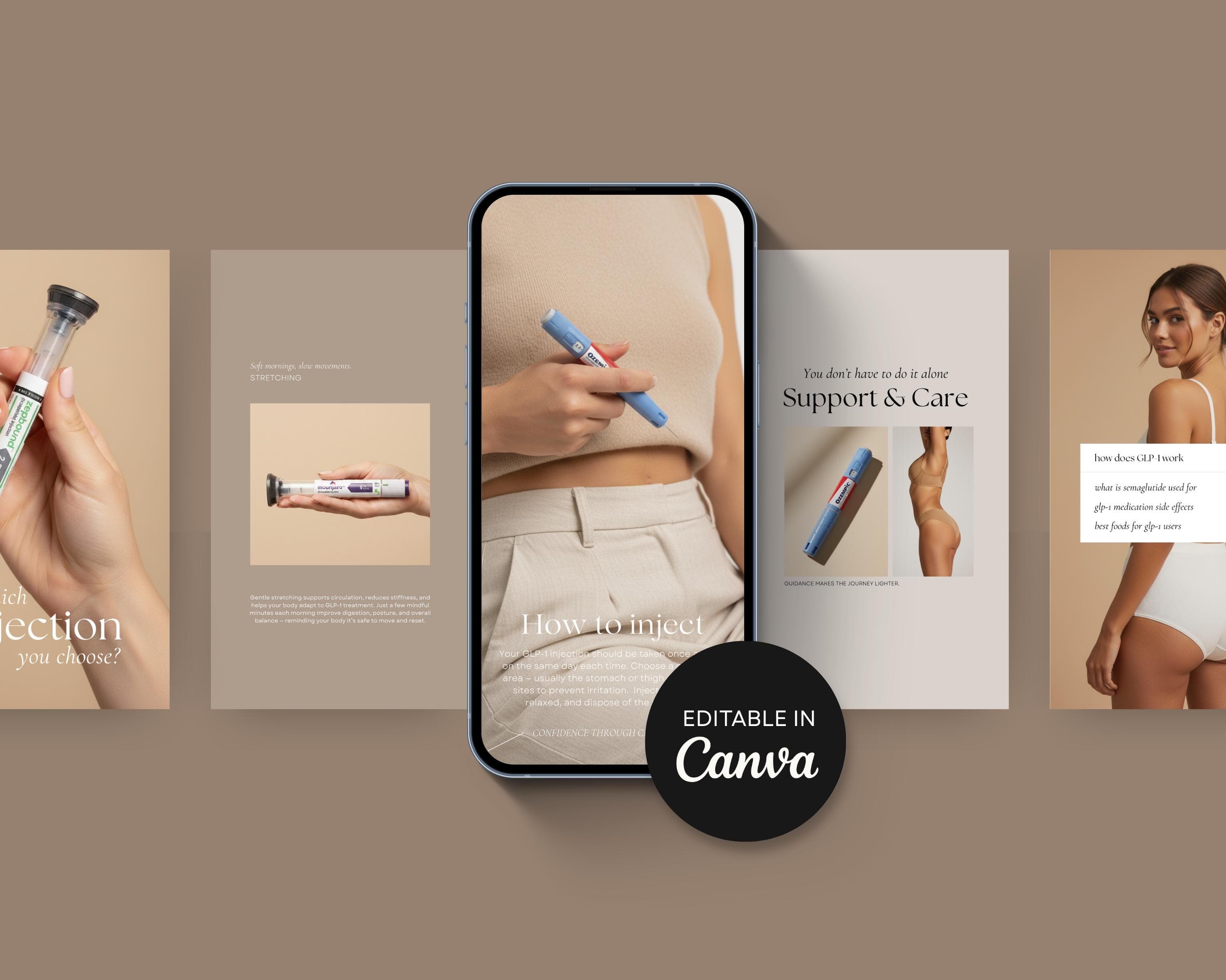 Medspa Before After Instagram Story Templates | Editable Canva Esthetician Result Posts | Skin Transformation Slides for Beauty Clinics