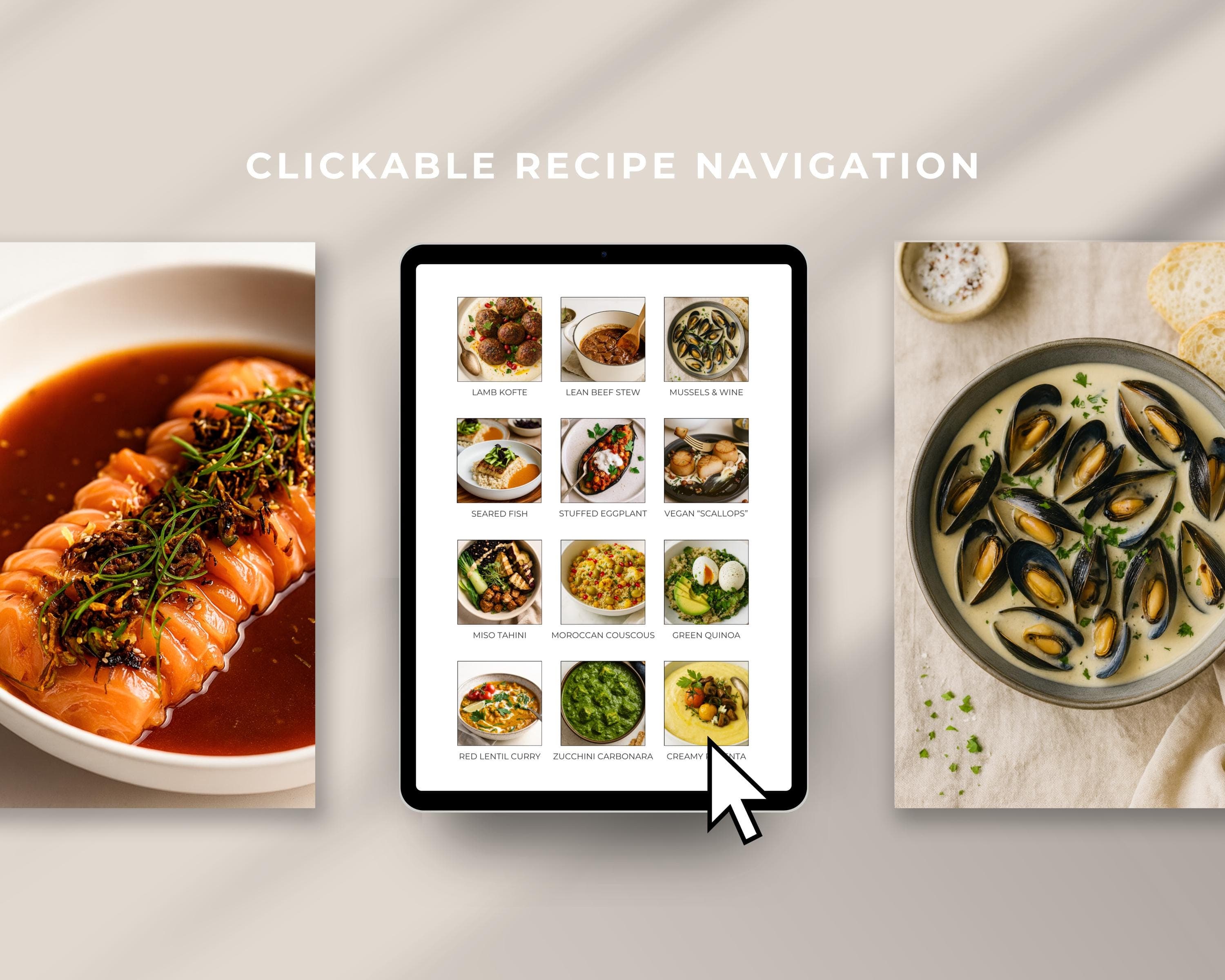 GLP-1 Dinner Meal Plan Bundle, Healthy Recipes (Instant Download)