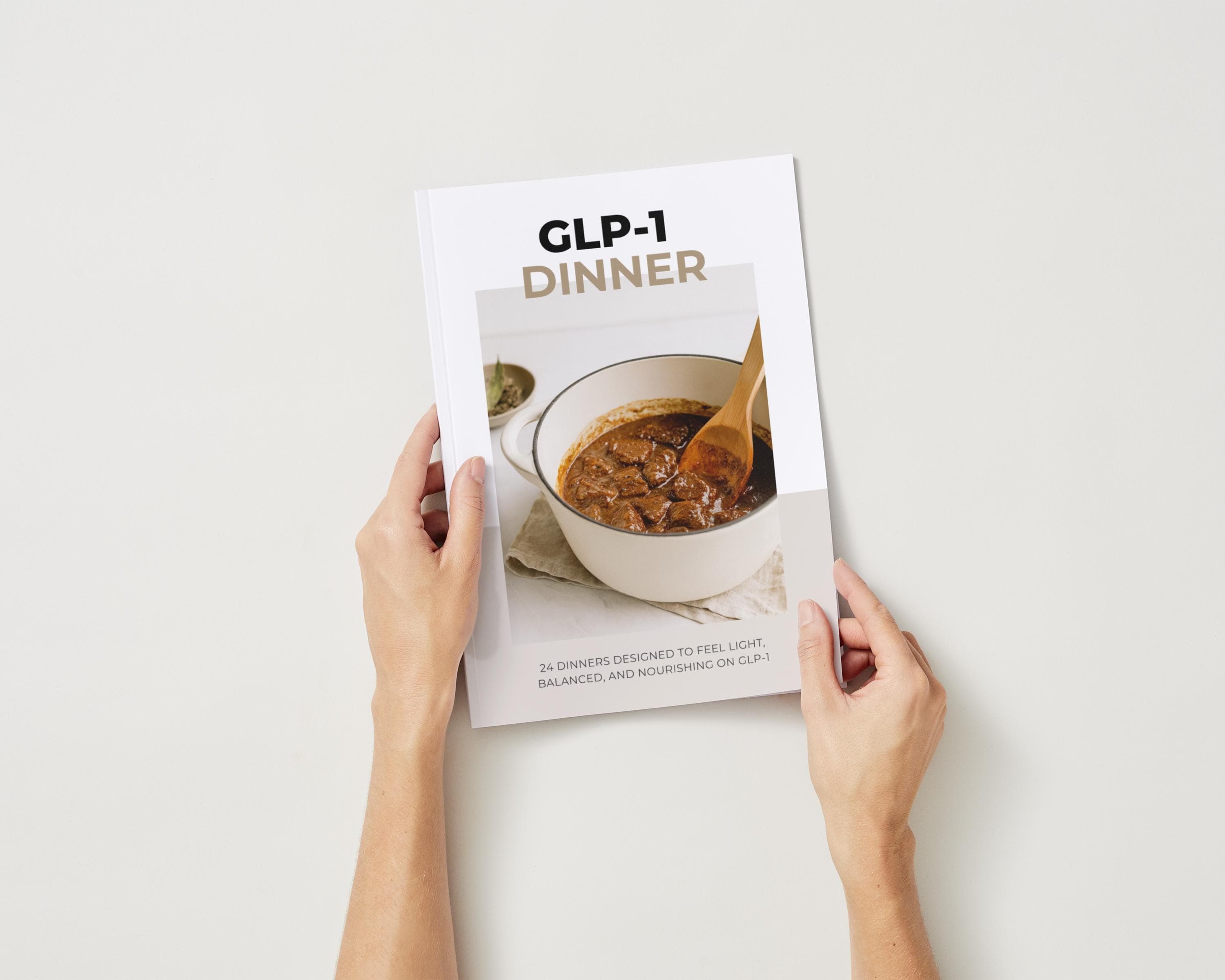GLP-1 Dinner Meal Plan Bundle, Healthy Recipes (Instant Download)