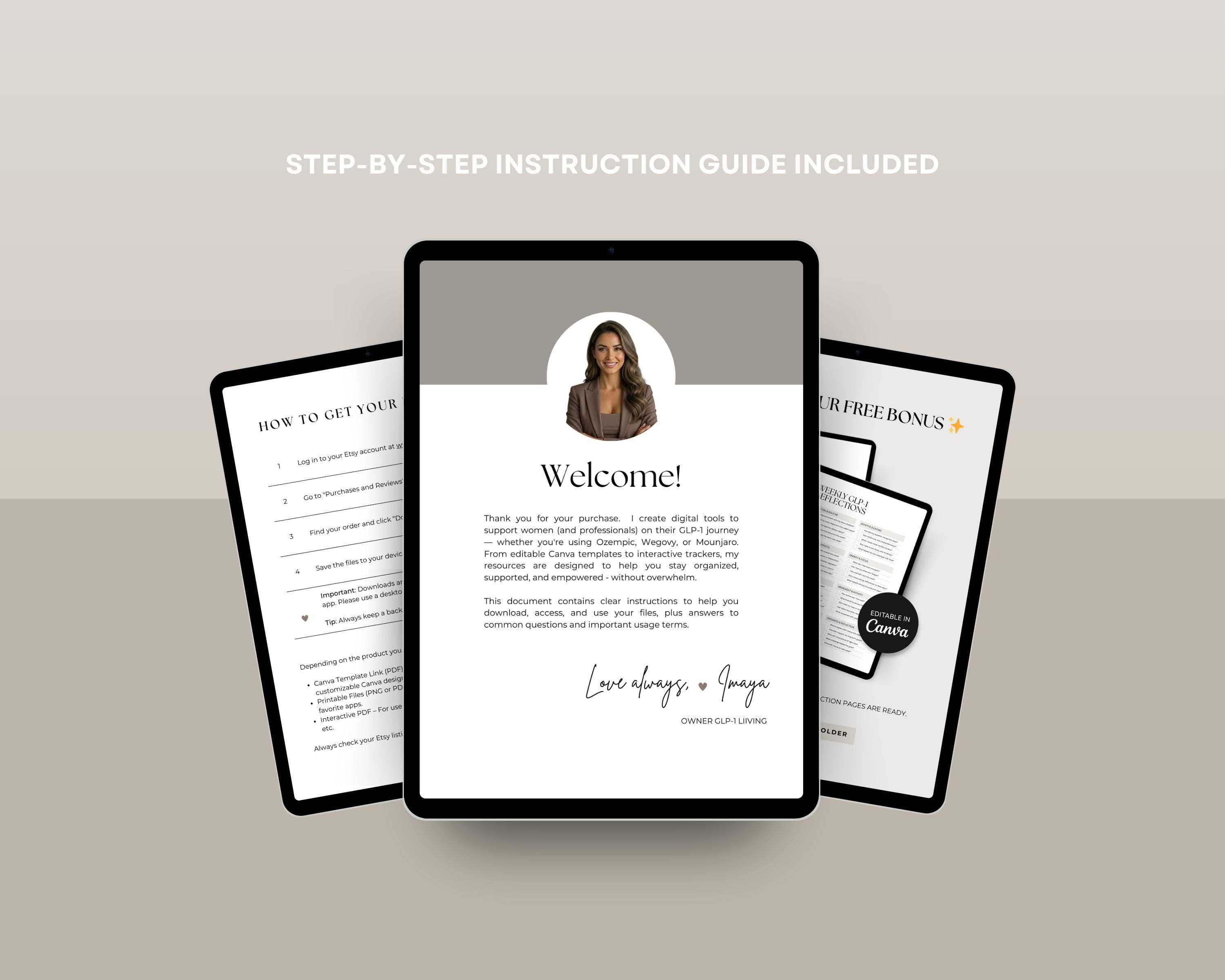 GLP-1 Diet Food List Printable | Eat/Avoid Chart PDF | Instant Weight Loss Support Guide