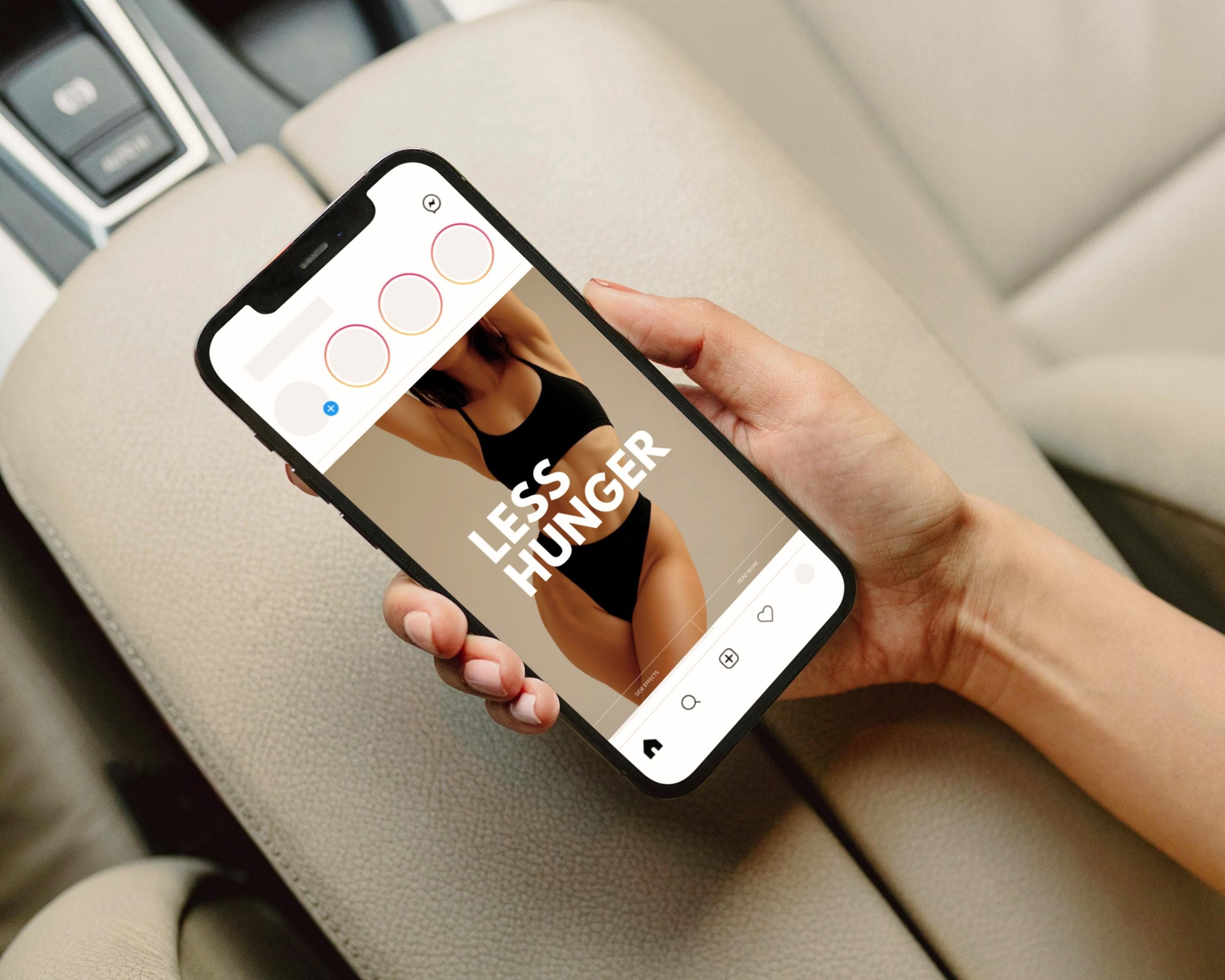 50 GLP1 Editable Canva Instagram Post Templates | Luxury Aesthetic
