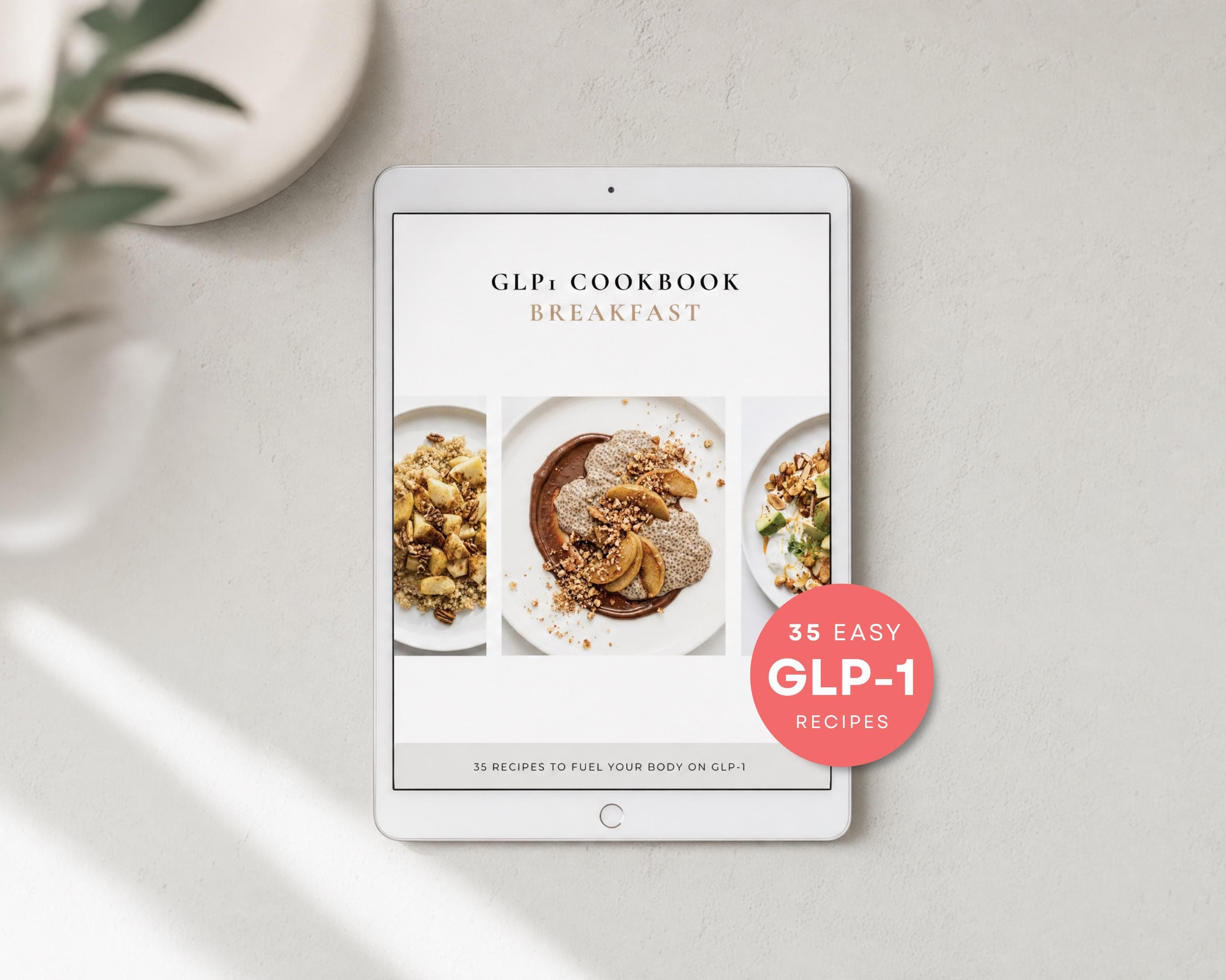 High Protein Breakfast Meal Plan | 35 GLP-1 Morning Recipes for Steady Blood Sugar | Easy Weight Loss Friendly PDF Cookbook