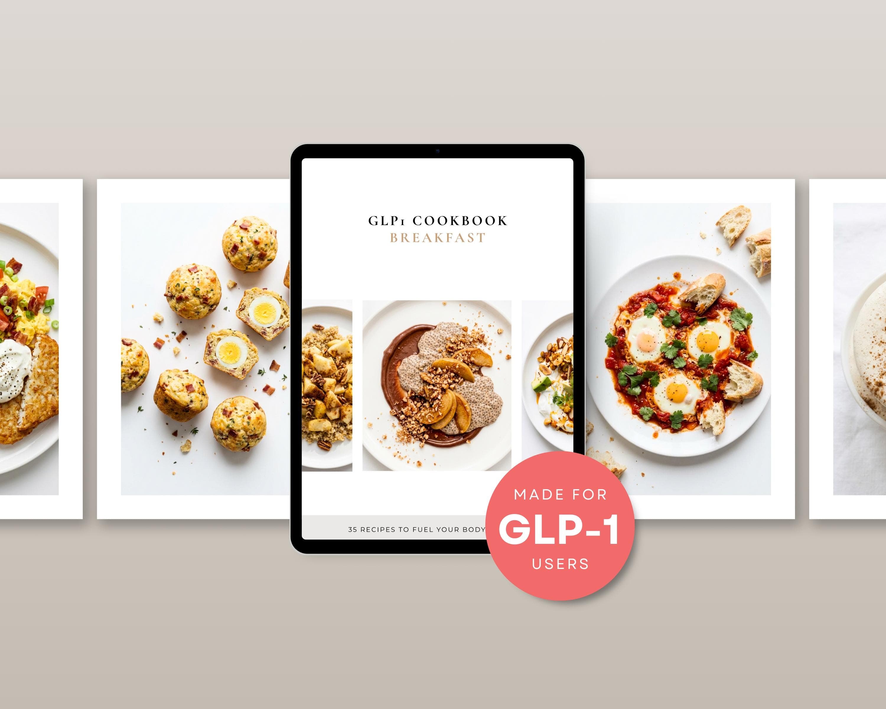 High Protein Breakfast Meal Plan | 35 GLP-1 Morning Recipes for Steady Blood Sugar | Easy Weight Loss Friendly PDF Cookbook
