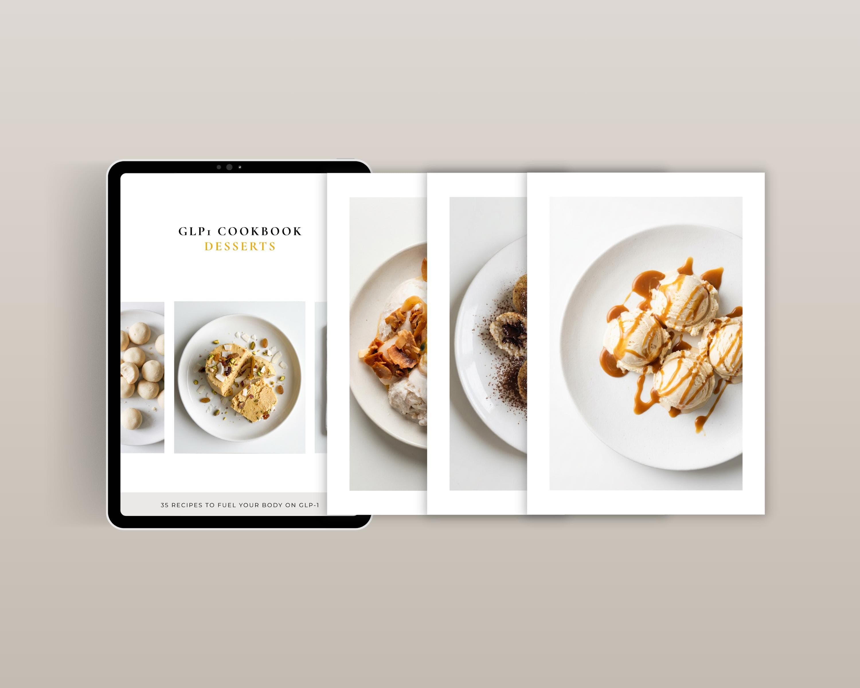 Low Calorie Desserts for Weight Loss | 35 Low Sugar GLP-1 Treats | High Protein & Portion Smart | Semaglutide Friendly PDF