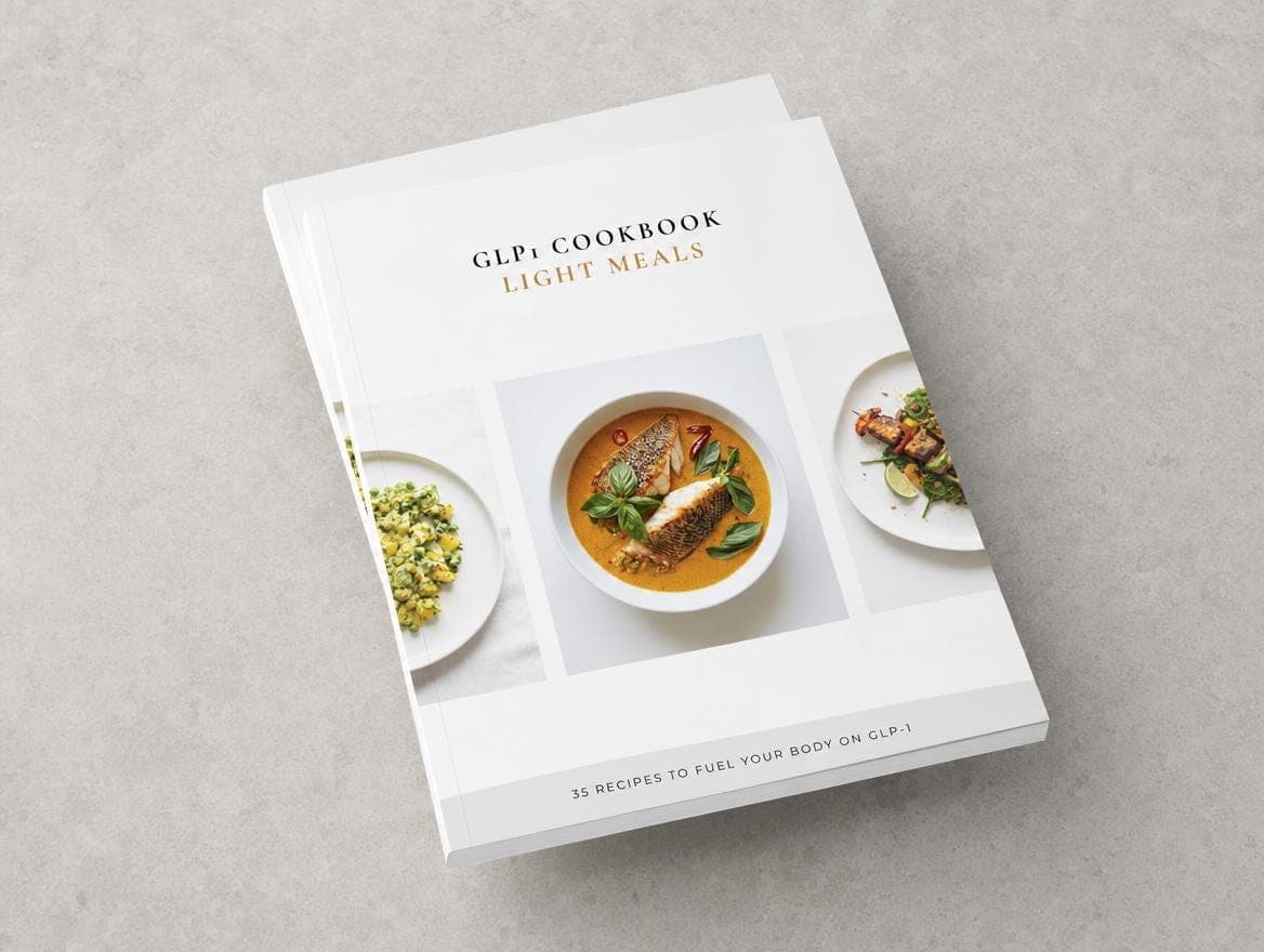 GLP-1 Light Meals Cookbook | 35 Small-Portion High Protein Recipes for Low Appetite | Instant PDF Download