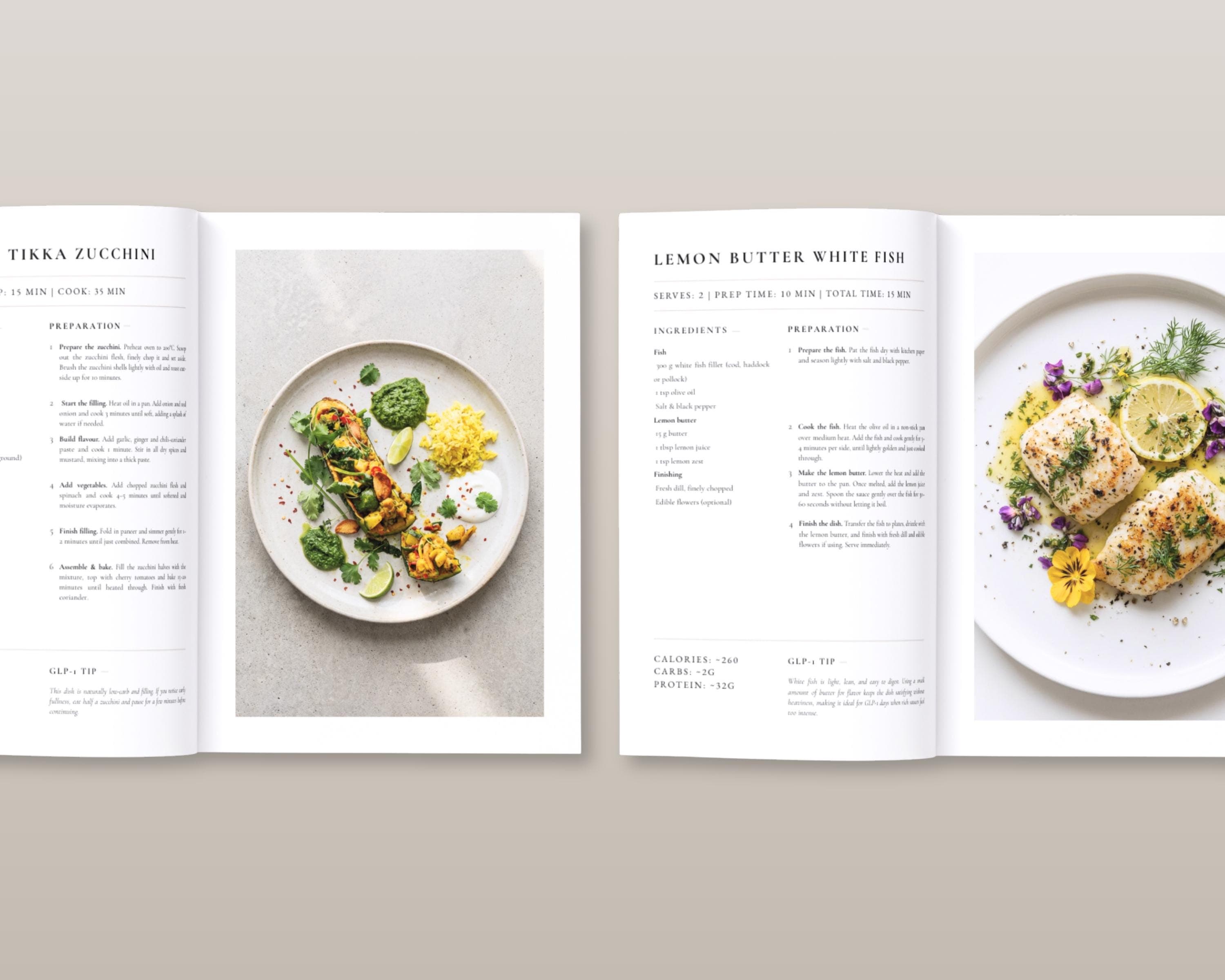 GLP-1 Light Meals Cookbook | 35 Small-Portion High Protein Recipes for Low Appetite | Instant PDF Download