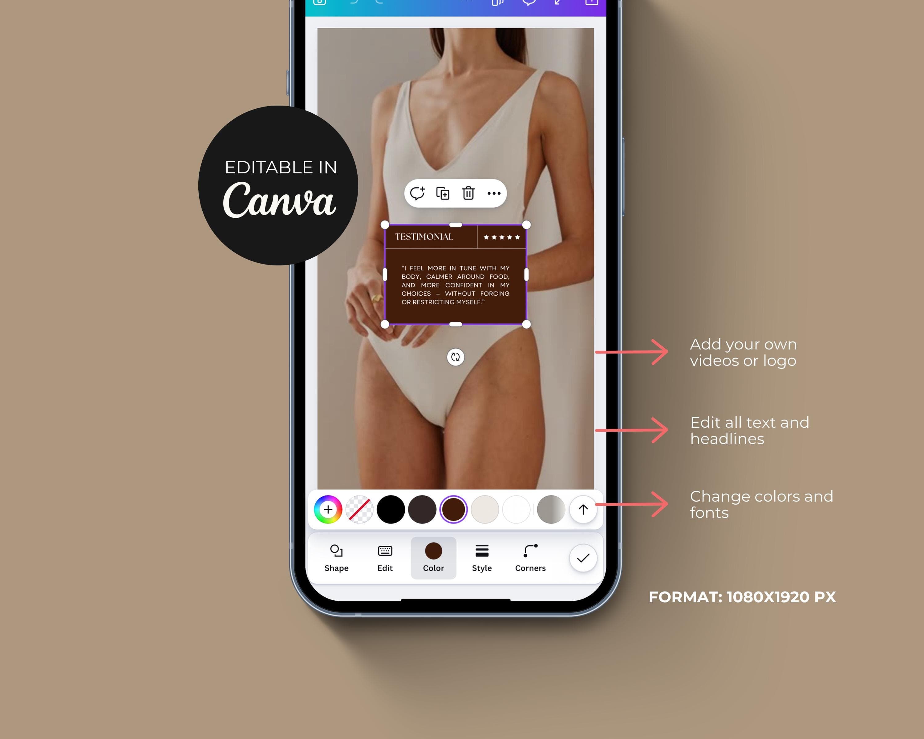 GLP1 Instagram Reels Pack | Faceless Video for Weight Loss Clinics | Canva Template Done For You Reels | Tirzepatide Social Media Templates