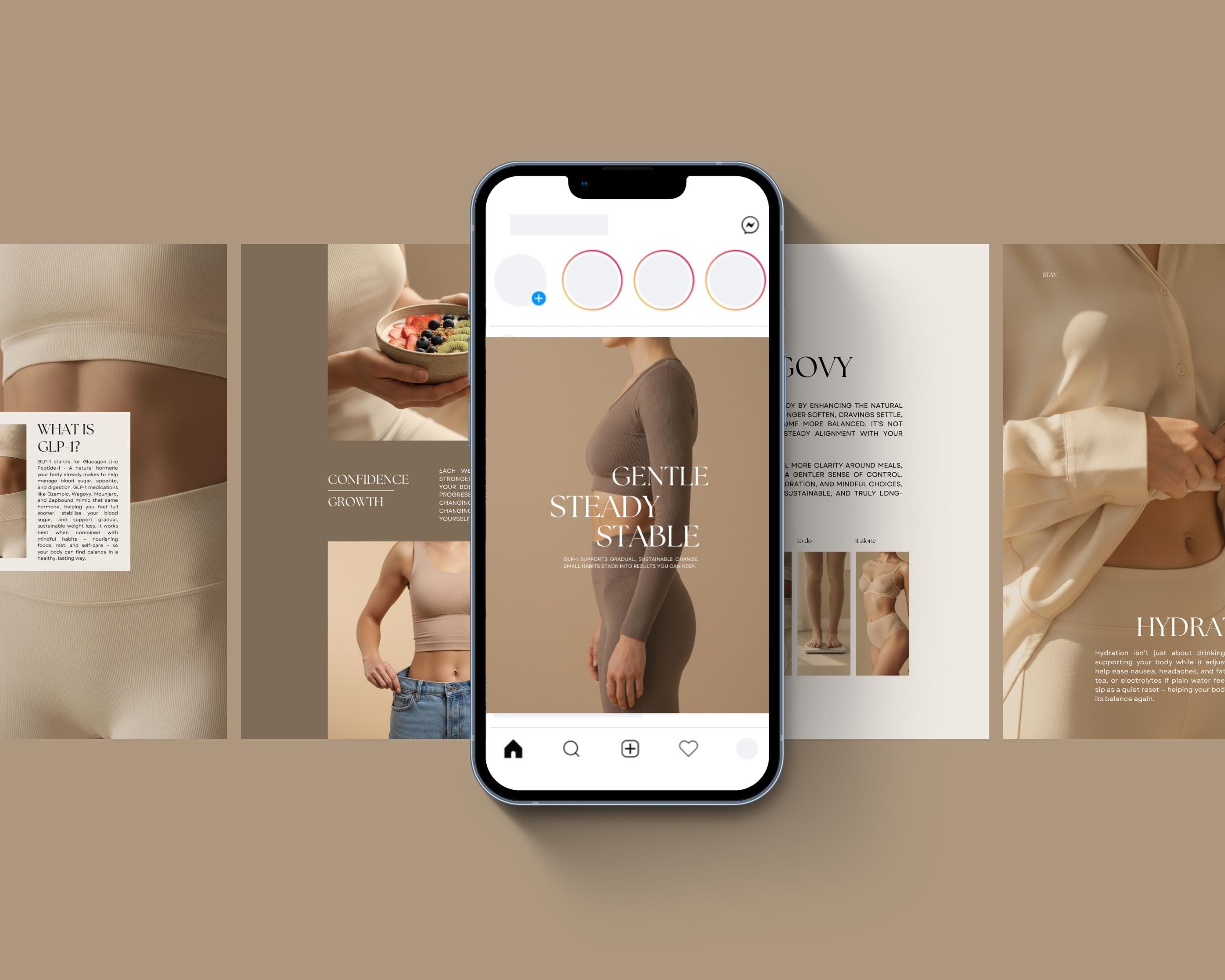 Weight Loss Injection Instagram Templates, Editable Canva Posts | Medical Weight Loss Clinic & Medspa Social Media