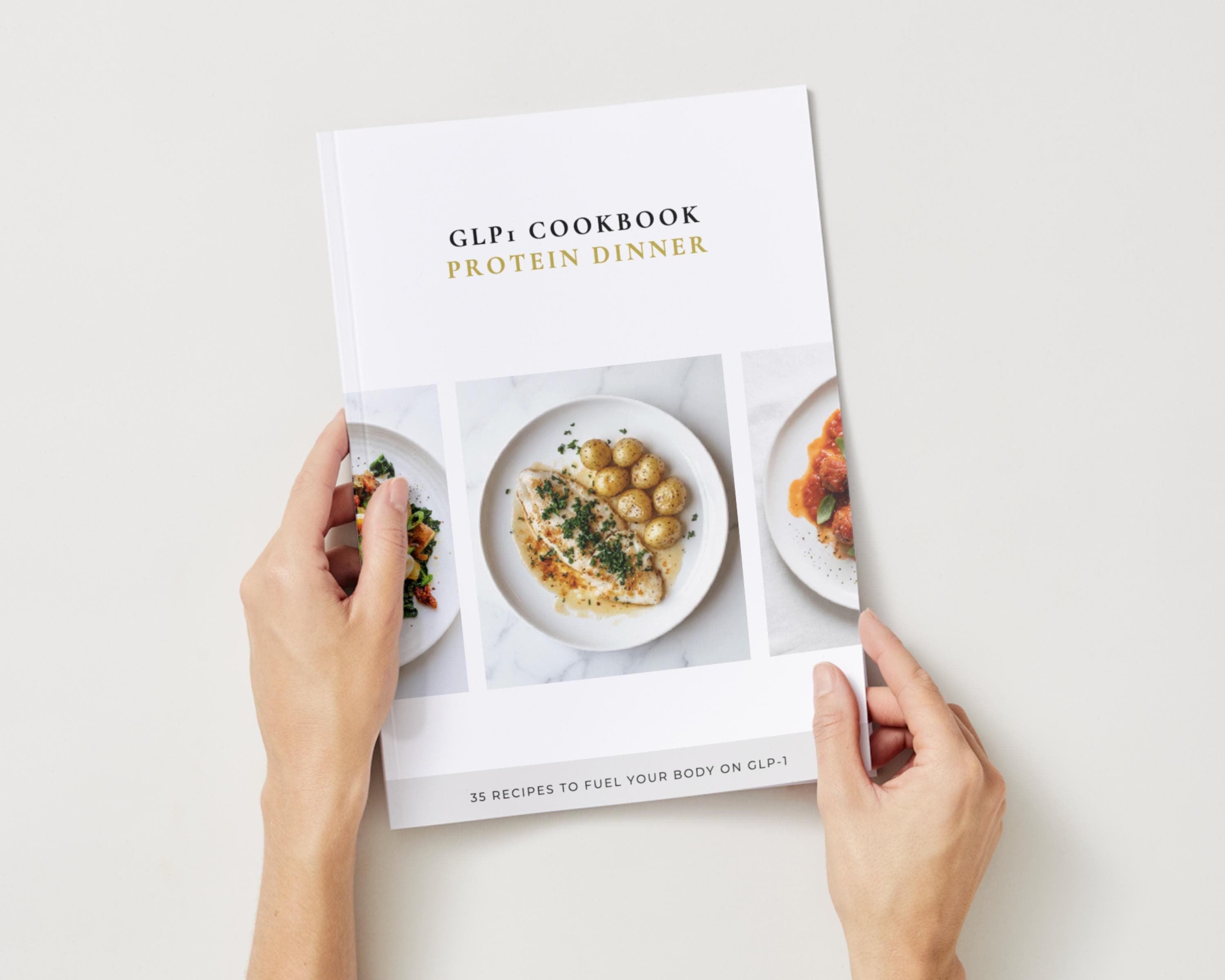 High Protein Meal Plan for Weight Loss | 35 GLP-1 Recipes with Protein Per Serving | Digital PDF Cookbook Instant Download