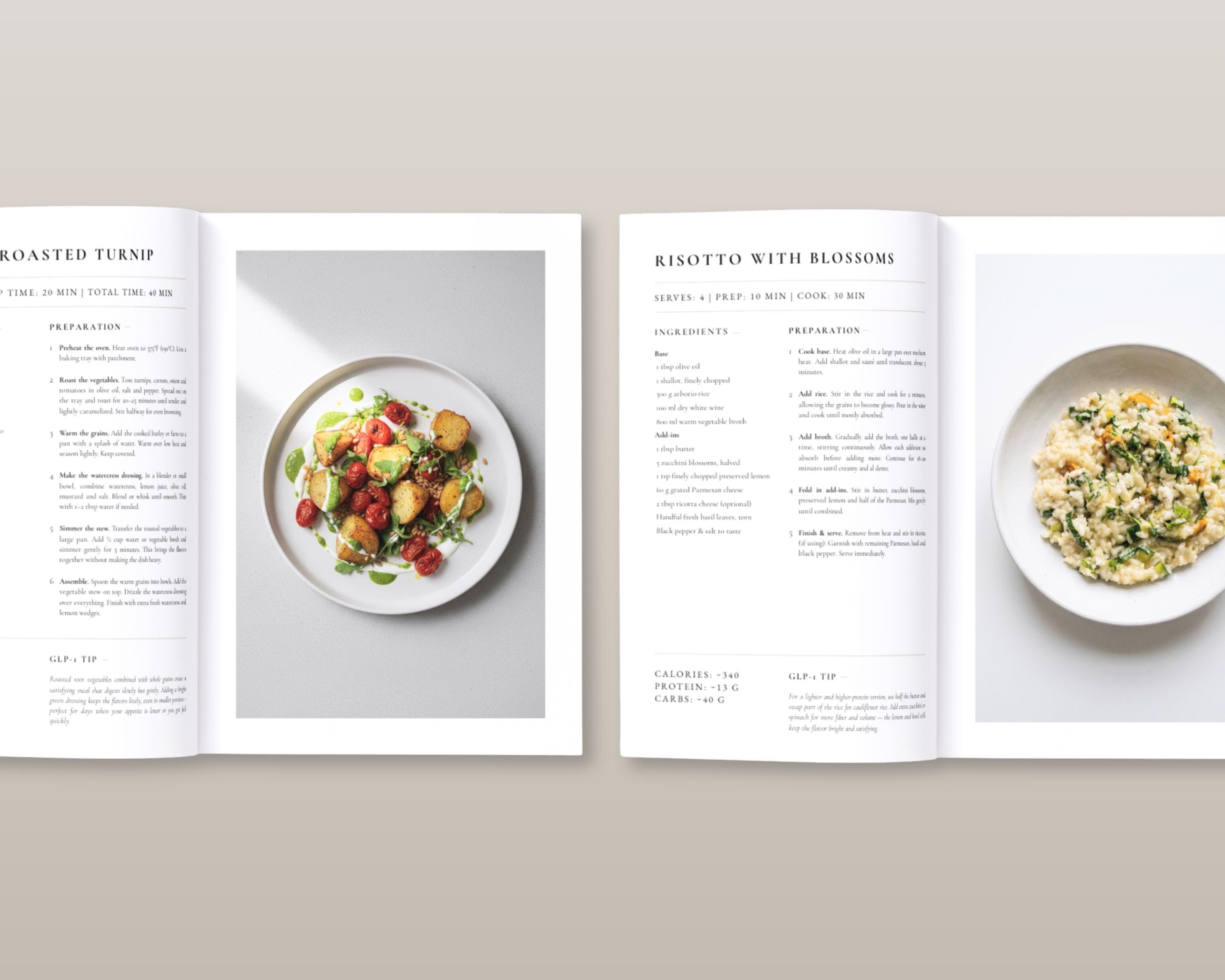 GLP-1 Vegetarian Recipes | 35 Meat-Free High Protein Meals with Fiber & Calories | Instant PDF Cookbook Download