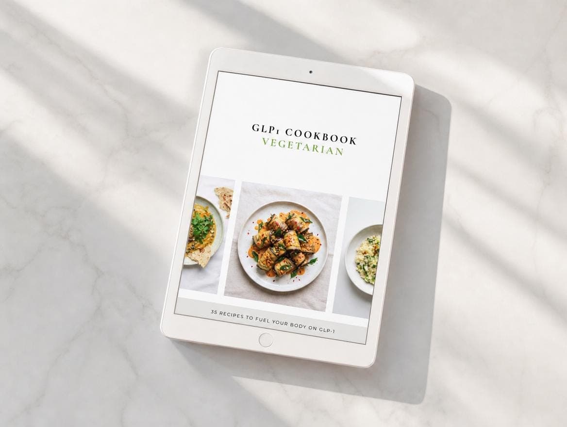 GLP-1 Vegetarian Recipes | 35 Meat-Free High Protein Meals with Fiber & Calories | Instant PDF Cookbook Download
