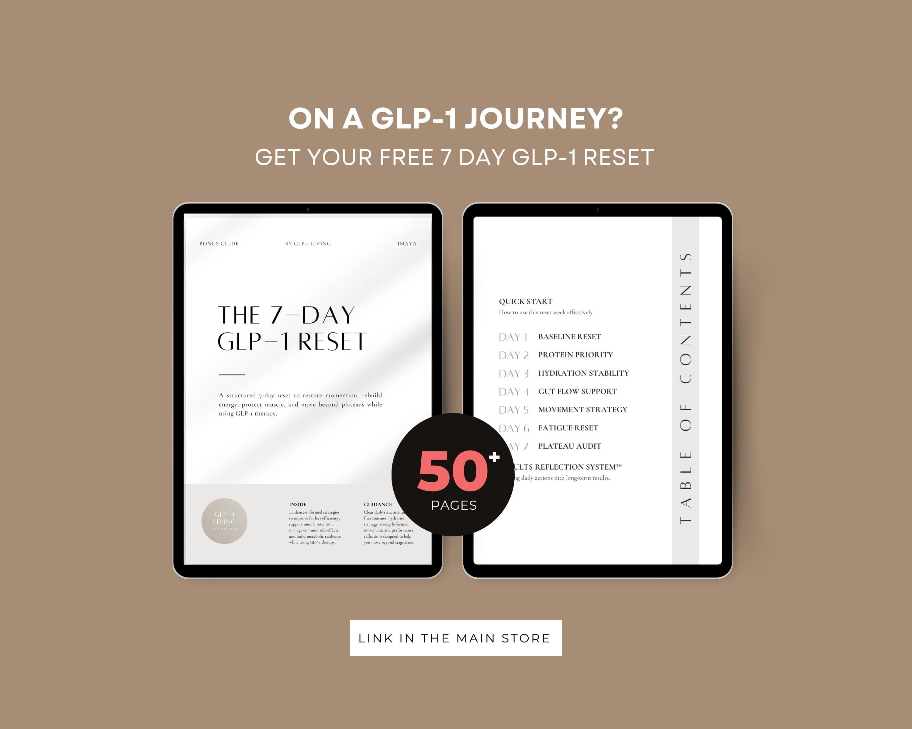 Med Spa Weight Loss Flyer, 2 Editable Canva GLP-1 Marketing Templates