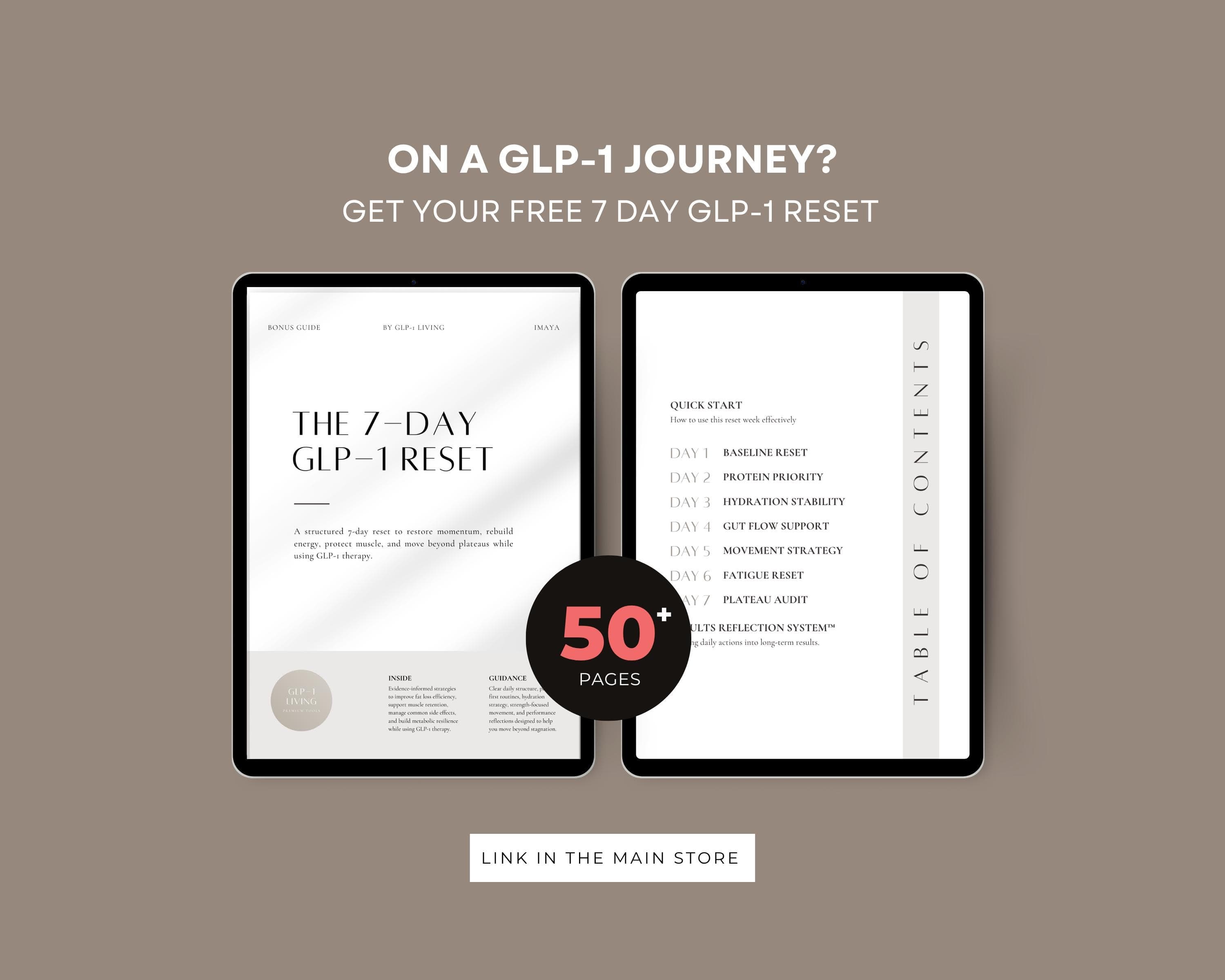 Tirzepatide GLP-1 Flyer Template | Beauty Clinic Weight Loss Marketing Canva Templates | Client Education Social Media Post