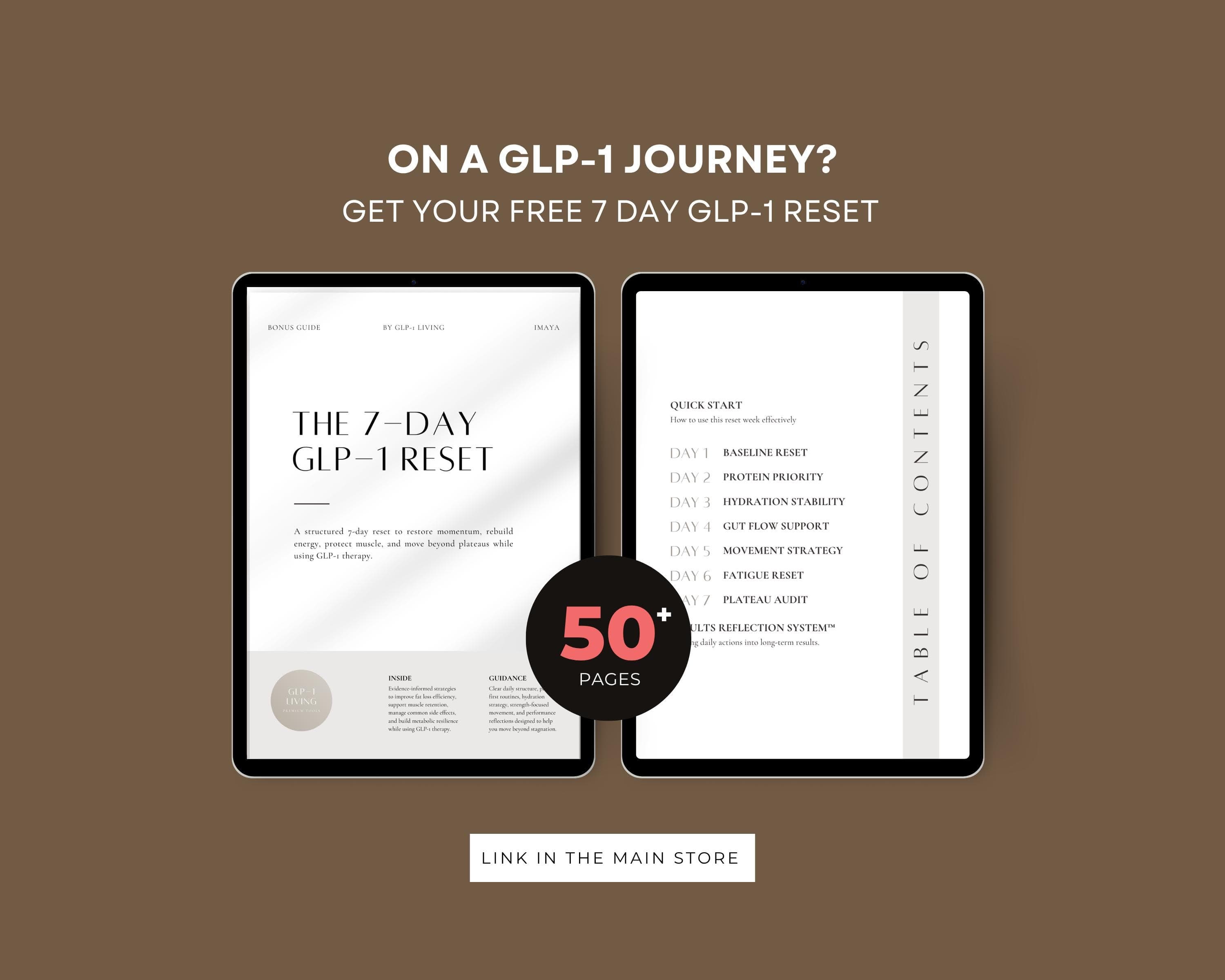 GLP-1 Promotional Flyer Canva, 2 Editable Weight Loss Clinic Offer Templates