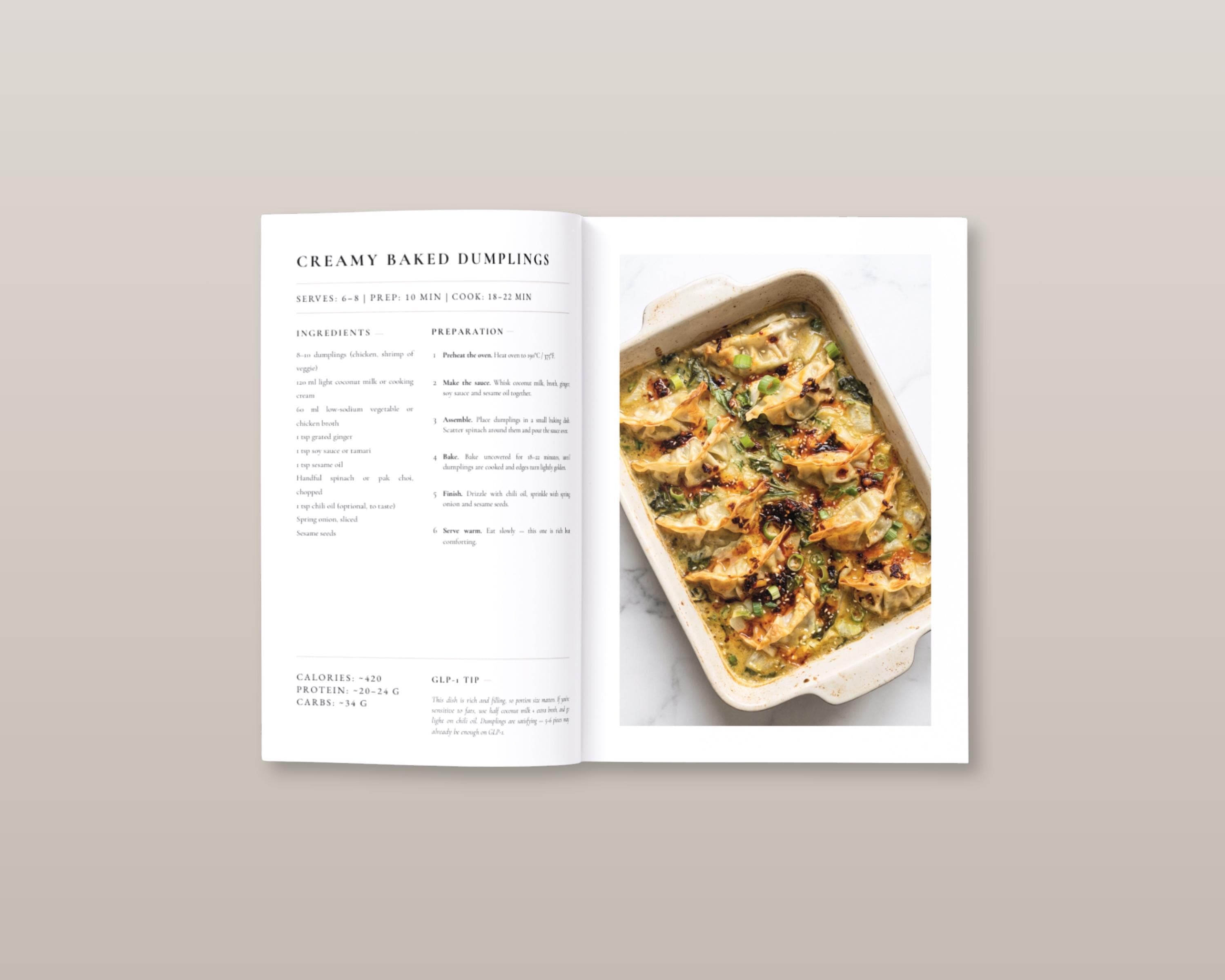 Healthy Comfort Food Cookbook for Weight Loss | High Protein Cozy GLP-1 Recipes | 35 Lightened Classics | Printable PDF
