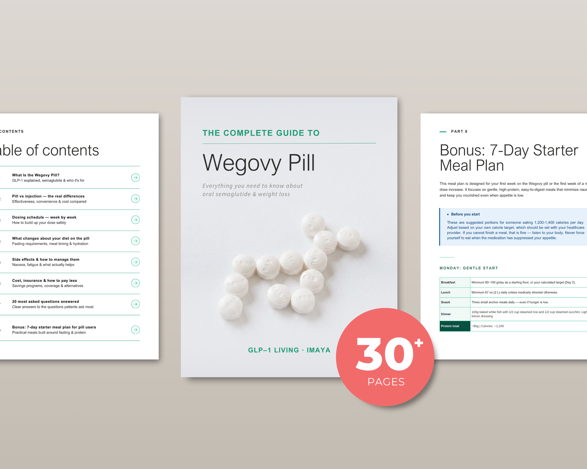 GLP-1 pill side effects overview page with practical management tips
