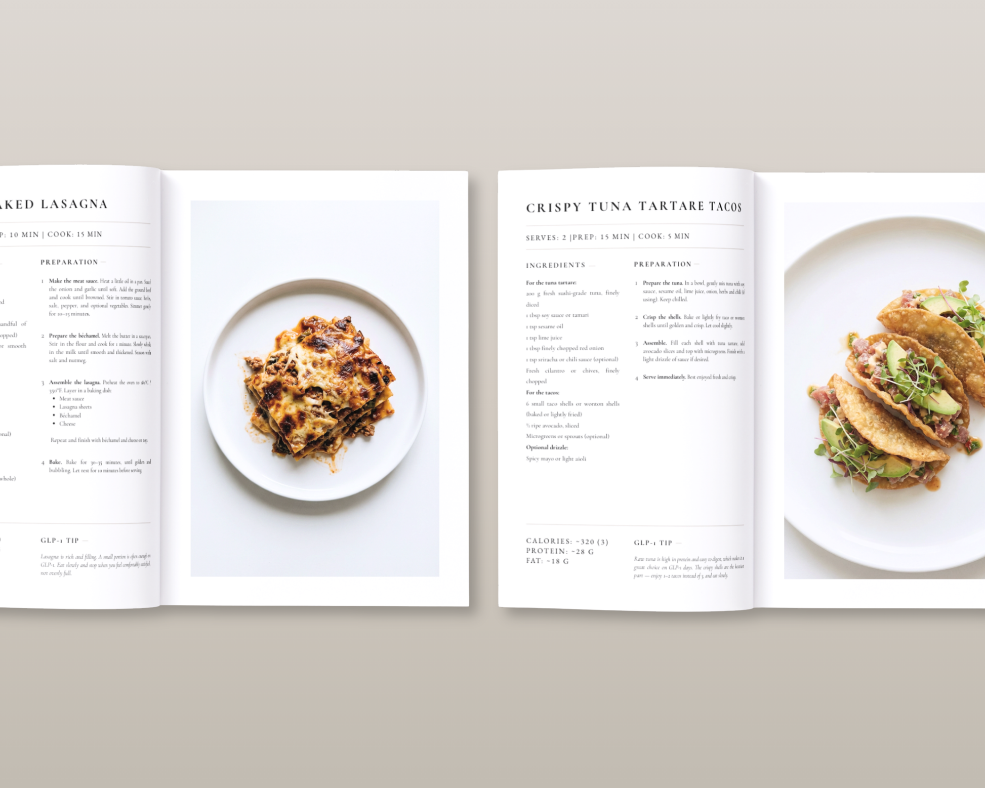 Ozempic comfort food recipes digital cookbook download shown on desk setup