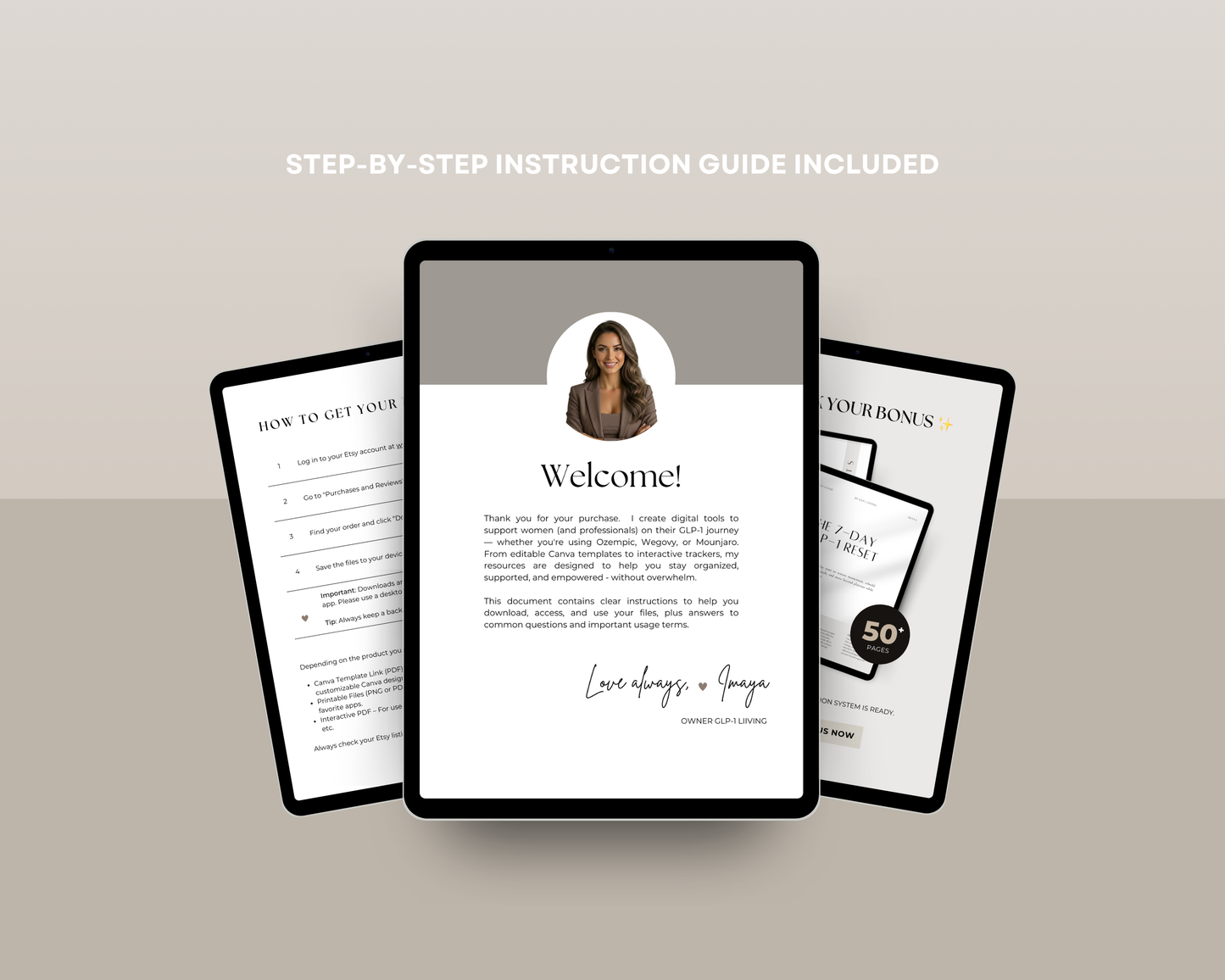 Digital download preview of the Wegovy pill complete guide — instant access after purchase