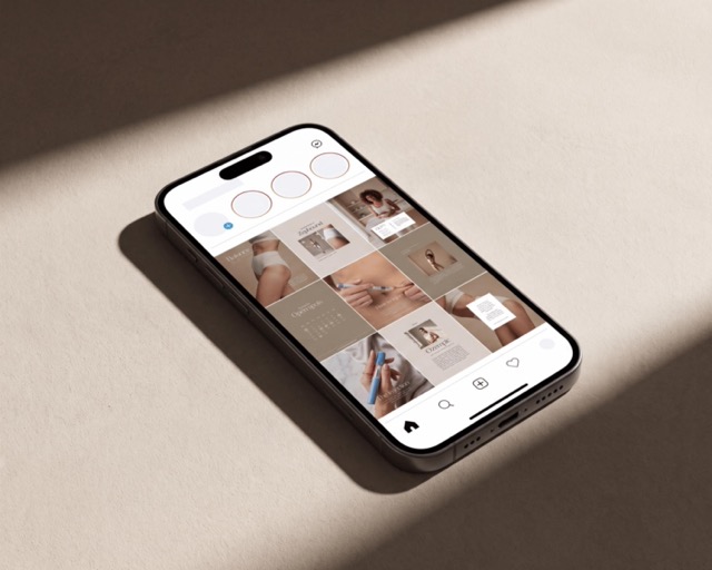 Instagram Posts GLP-1 | 50 Beige Aesthetic Templates |  Medspa Editable Canva Designs