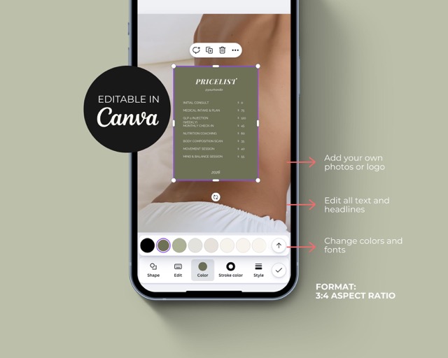 Weight Loss Coach Instagram Templates, Editable Canva Wellness Posts | Health & Weight Loss Coaching Social Media Kit