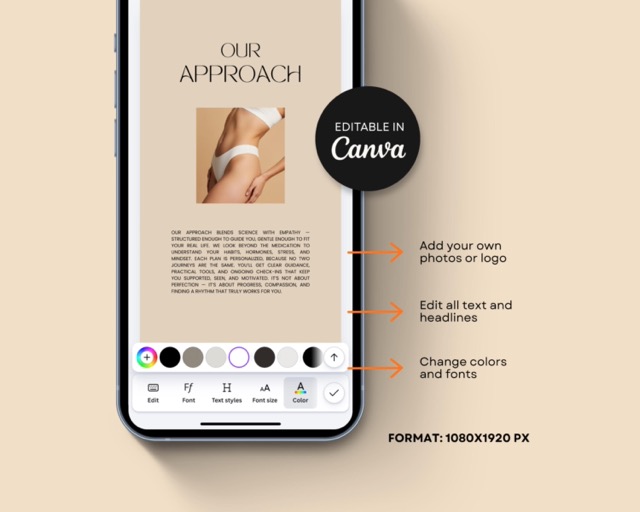 Health Coach Instagram Story Templates Editable in Canva | Wellness & Nutrition Education Stories | Macro Coaching Story Slides