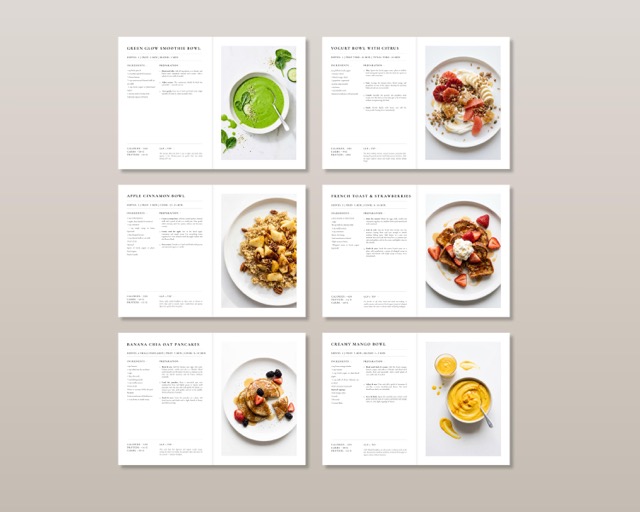 GLP-1 Breakfast Recipes | 35 High Protein Morning Meals for GLP1 & Semaglutide | Gentle, Easy PDF Cookbook Instant Download
