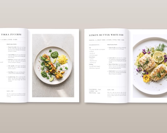 GLP-1 Light Meals Cookbook | 35 Small-Portion High Protein Recipes for Low Appetite | Instant PDF Download