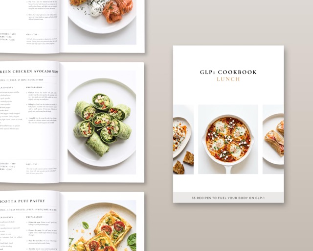 Tirzepatide Lunch Recipes | Low Fodmap Cookbook | GLP1 Weekly Meal Plan for Weight Loss | Foods Nausea & Constipation Relief