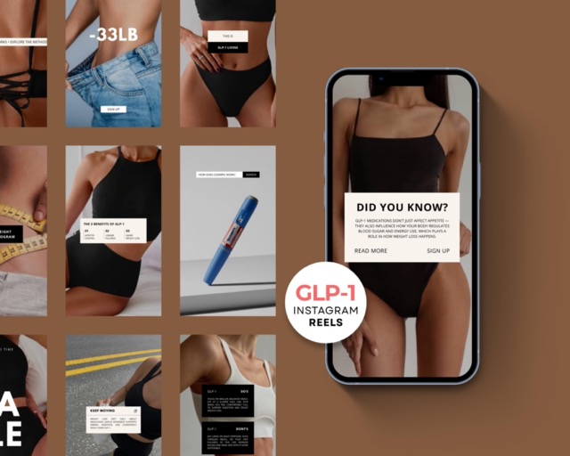 Ready to Post Reels for Nurse Injector | Editable Canva Video Templates for GLP-1 Clinic and Aesthetic Provider