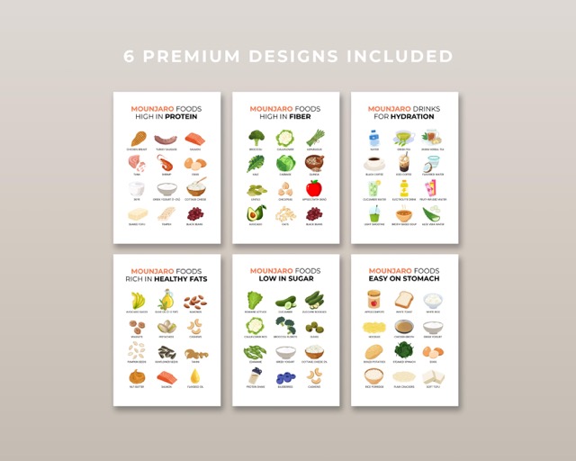 GLP-1 Nutrition Guide Printable | Semaglutide Eating Guide & Meal Plan PDF | Tirzepatide Diet Food List | Structured Eating System for GLP-1