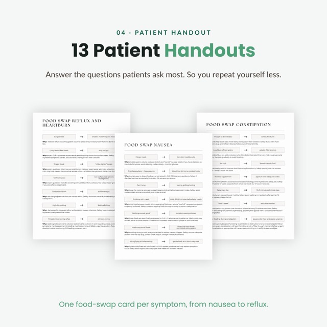 GLP-1 Practitioner Kit for Medspa & Weight Loss Clinics, Intake + Consent Forms, 100 Instagram Canva Templates, Patient Handouts