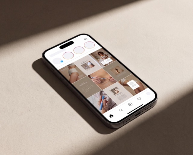 Medspa Instagram Templates Beige Aesthetic | Health Coach & Weight Loss Clinic Canva Bundle | 130 Posts Stories + Video Reels Neutral Style